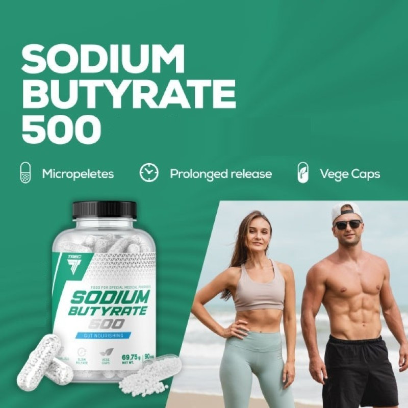 Trec Nutrition Sodium Butyrate 500 90 Vege Caps