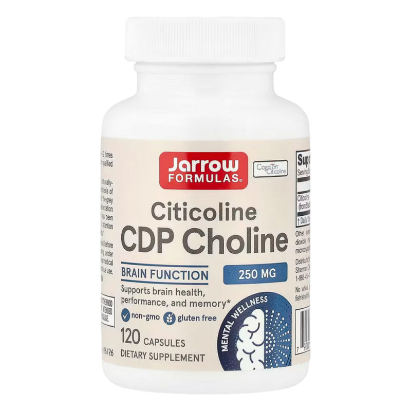 Jarrow Formulas Citicoline CDP Choline Caps
