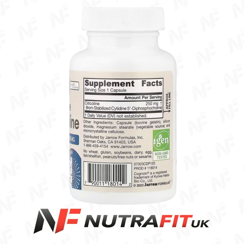 Jarrow Formulas Citicoline CDP Choline Caps
