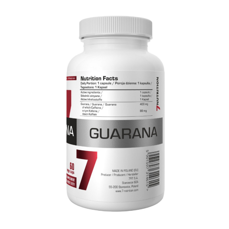 7Nutrition Guarana 60 Vege Caps