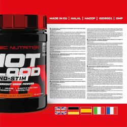 Scitec Nutrition Hot Blood No-Stim Powder 375g