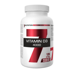 7Nutrition Vitamin D3 4000 120 Gel Caps