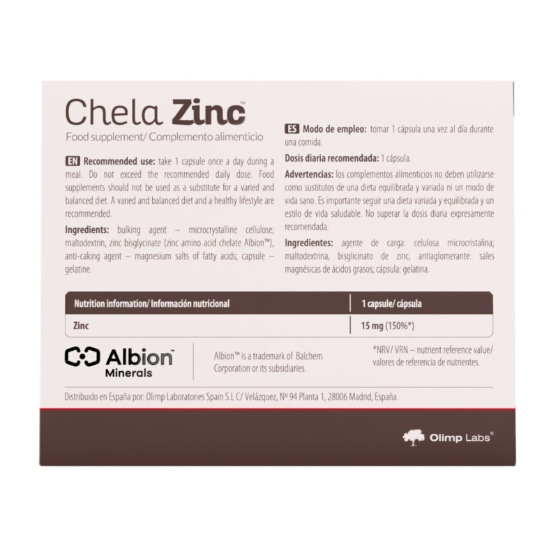 Olimp Labs Chela Zinc 30 Caps