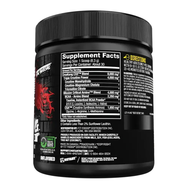 Mutant Creakong CX8 Powder 249 g