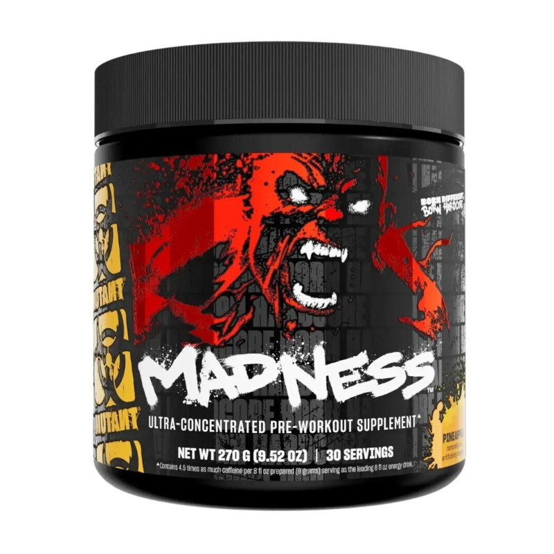 Mutant Madness Pre-Workout Powder 270g Mutant Madness Pre-Workout Powder 270g