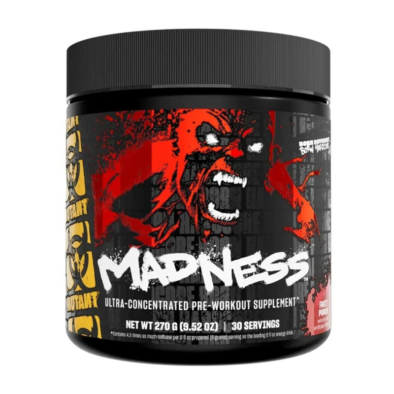 Mutant Madness Pre-Workout Powder 270g Mutant Madness Pre-Workout Powder 270g