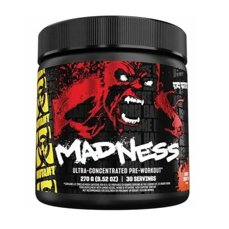 Mutant Madness Pre-Workout Powder 270g Mutant Madness Pre-Workout Powder 270g