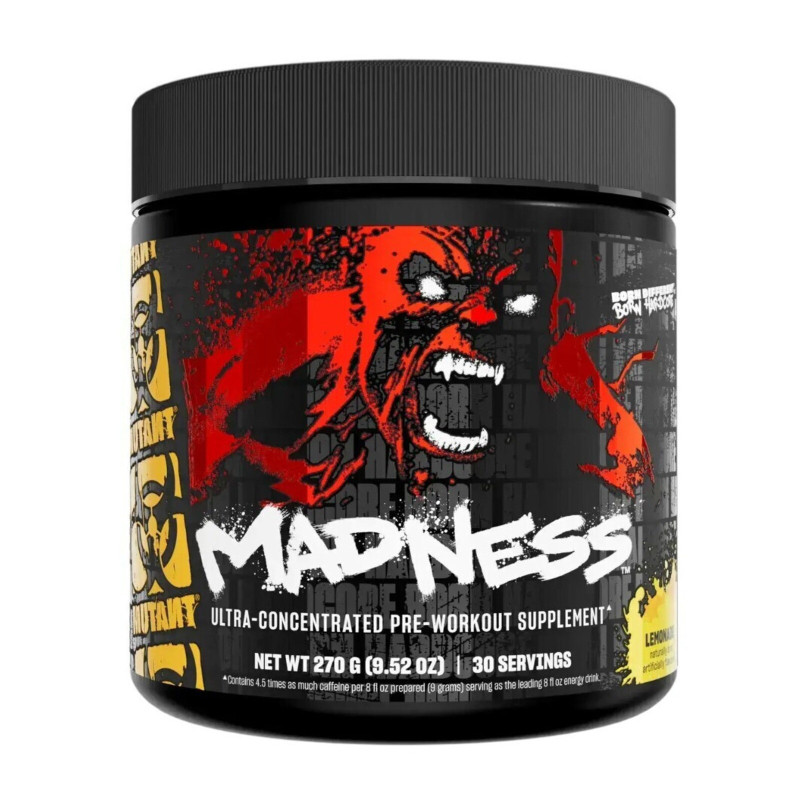 Mutant Madness Pre-Workout Powder 270g Mutant Madness Pre-Workout Powder 270g