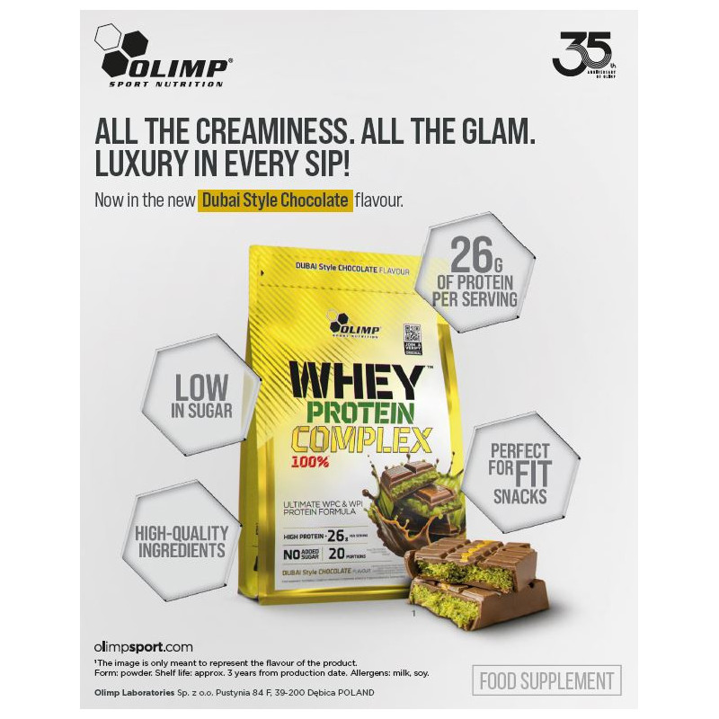 Olimp Nutrition Whey Protein Complex 100% Powder