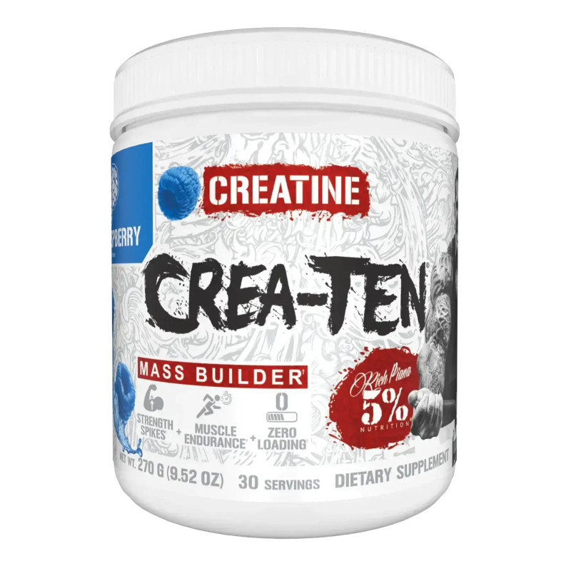 Rich Piana 5% Nutrition Crea-Ten Powder 270g Rich Piana 5% Nutrition Crea-Ten Powder 270g
