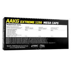 Olimp Nutrition AAKG 1250 Extreme 120 Mega Caps