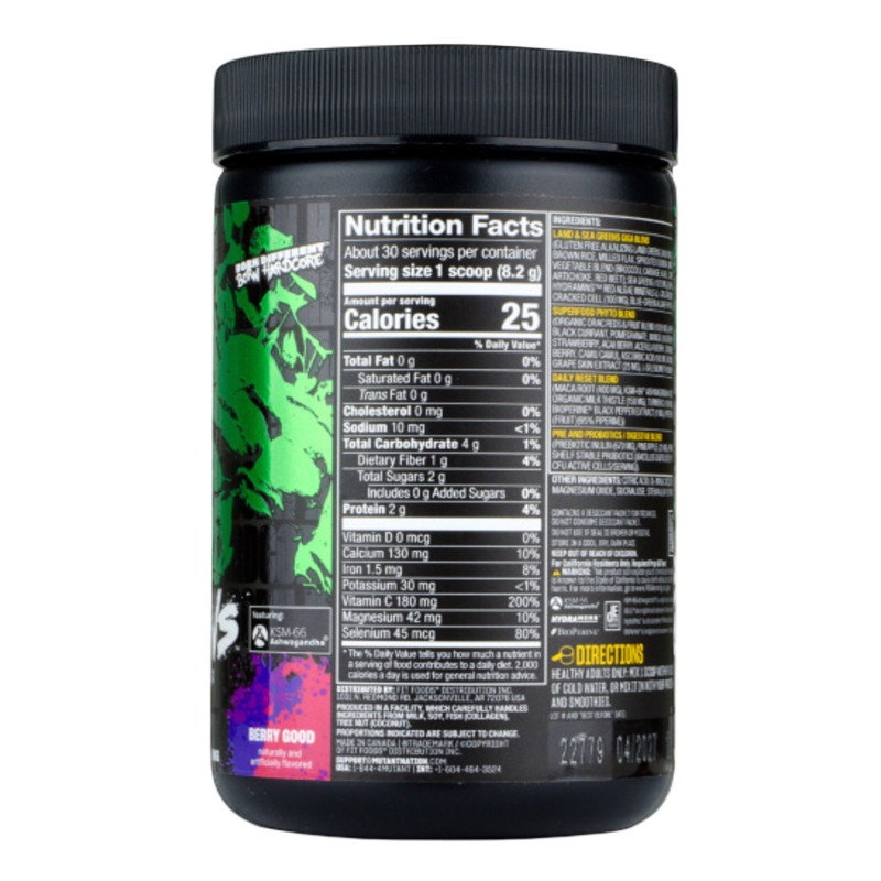 Mutant Big Greens Superfood Powder