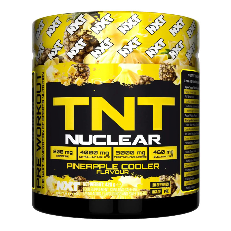 NXT Nutrition TNT Nuclear Pre Powder 420g NXT Nutrition TNT Nuclear Pre Powder 420g