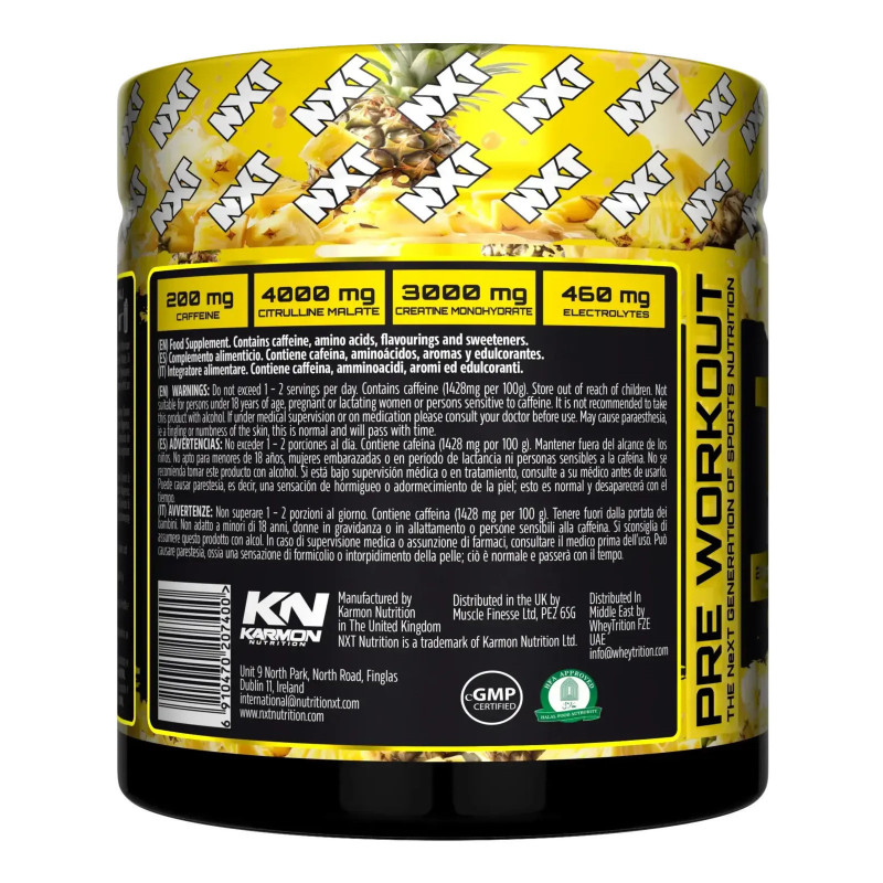NXT Nutrition TNT Nuclear Pre Powder 420g NXT Nutrition TNT Nuclear Pre Powder 420g