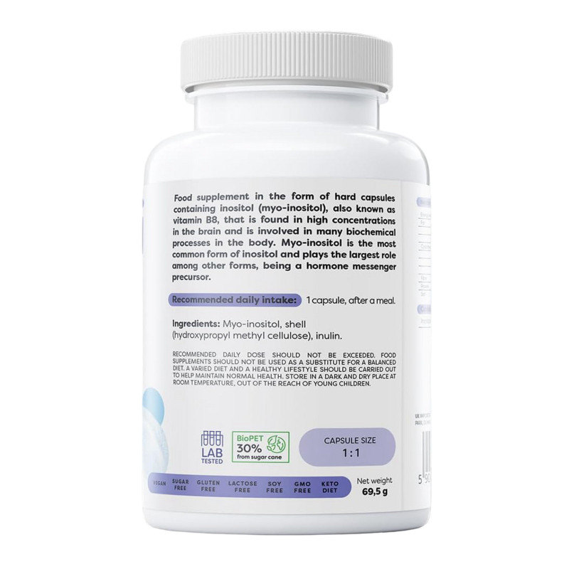 Osavi Inositol 100 Vegan Caps Osavi Inositol 100 Vegan Caps