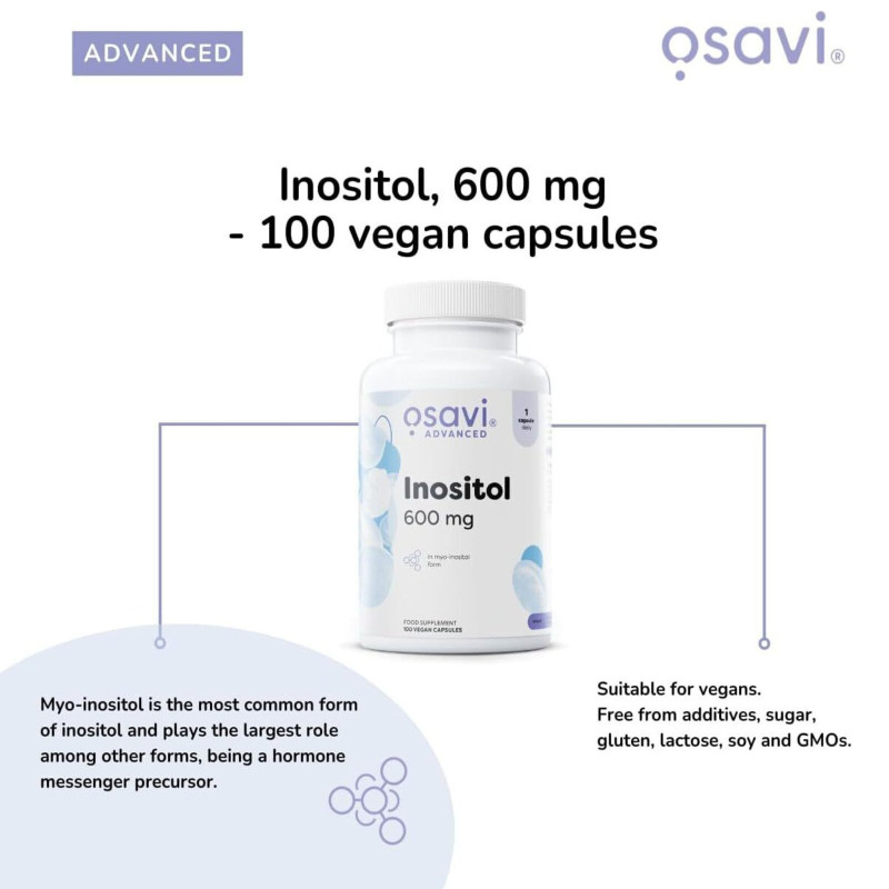 Osavi Inositol 100 Vegan Caps Osavi Inositol 100 Vegan Caps