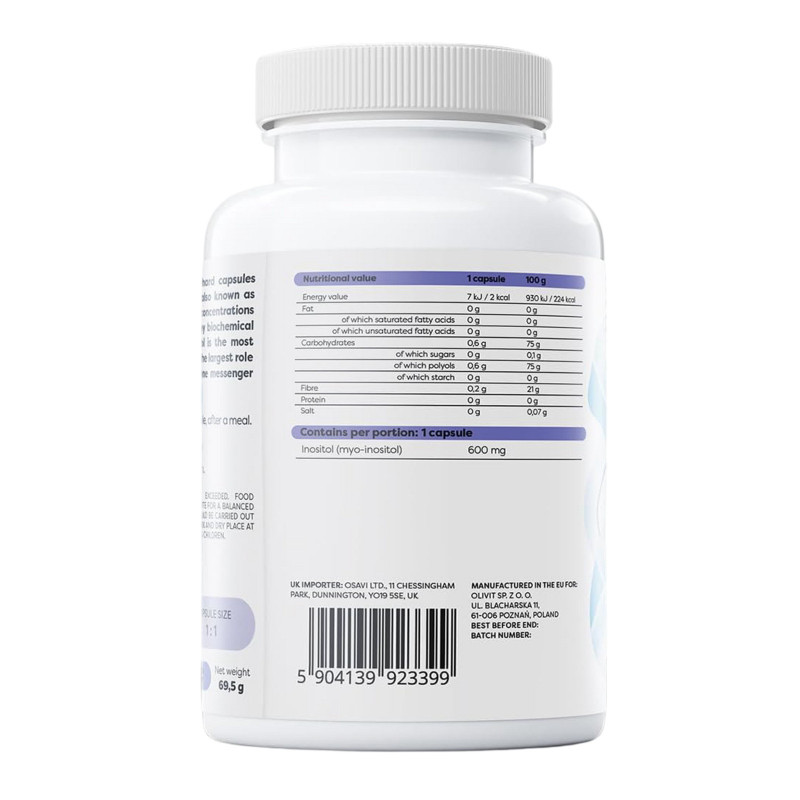 Osavi Inositol 100 Vegan Caps Osavi Inositol 100 Vegan Caps