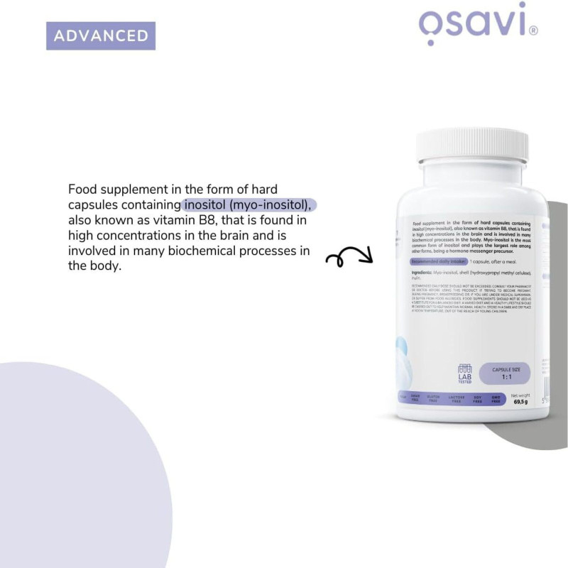 Osavi Inositol 100 Vegan Caps Osavi Inositol 100 Vegan Caps