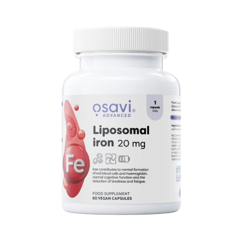 Osavi Liposomal Iron Vegan Caps Osavi Liposomal Iron Vegan Caps