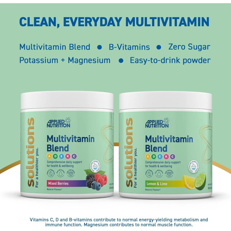 Applied Nutrition Solutions Multivitamin Blend 150g Applied Nutrition Solutions Multivitamin Blend 150g