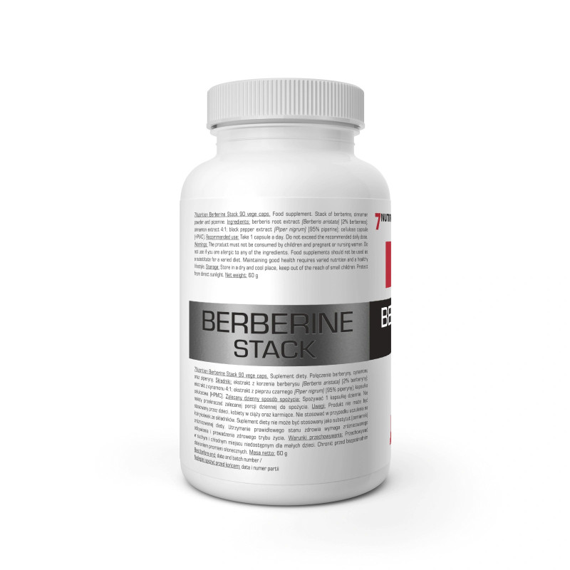 7Nutrition Berberine Stack 90 Vege Caps