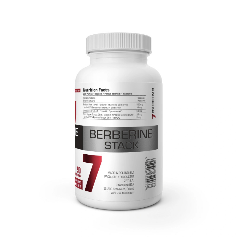 7Nutrition Berberine Stack 90 Vege Caps