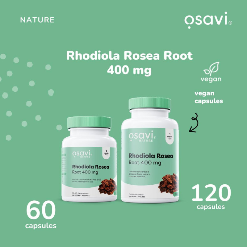 Osavi Rhodiola Rosea Vegan Caps Osavi Rhodiola Rosea Vegan Caps