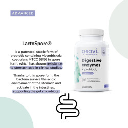 Osavi Digestive Enzymes + Probiotic Vegan Caps