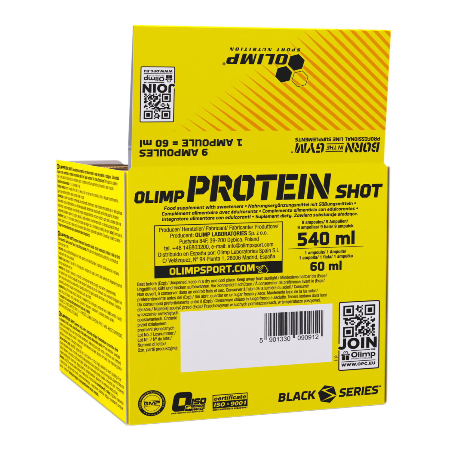 Olimp Nutrition Protein Shots 9 x 60ml Olimp Nutrition Protein Shots 9 x 60ml