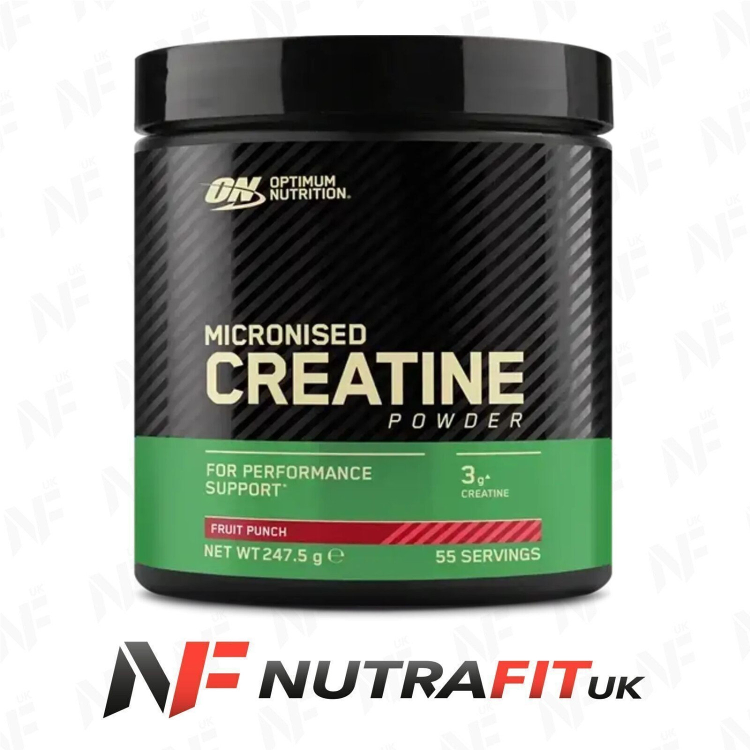 OPTIMUM NUTRITION CREATINE micronized performance support flavoured powder