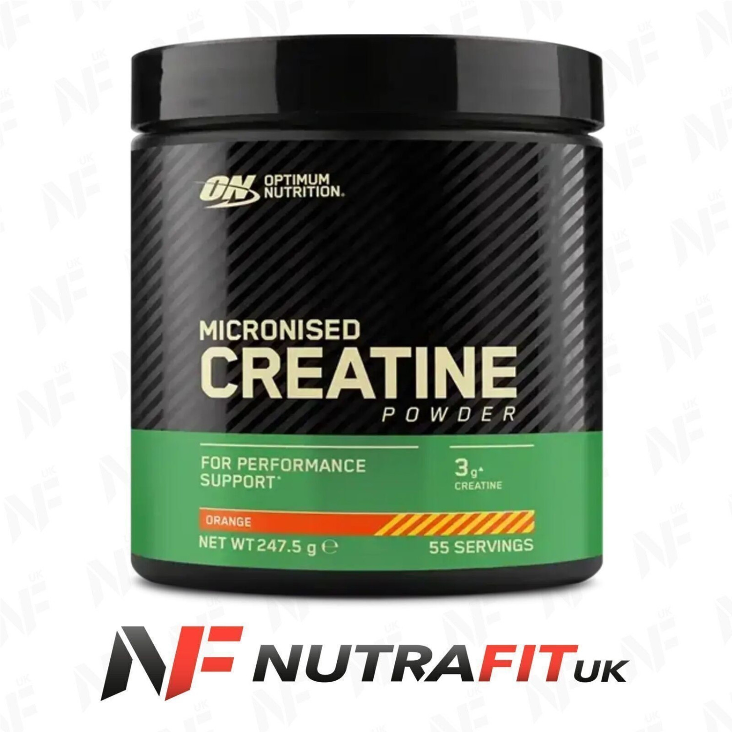 OPTIMUM NUTRITION CREATINE micronized performance support flavoured powder