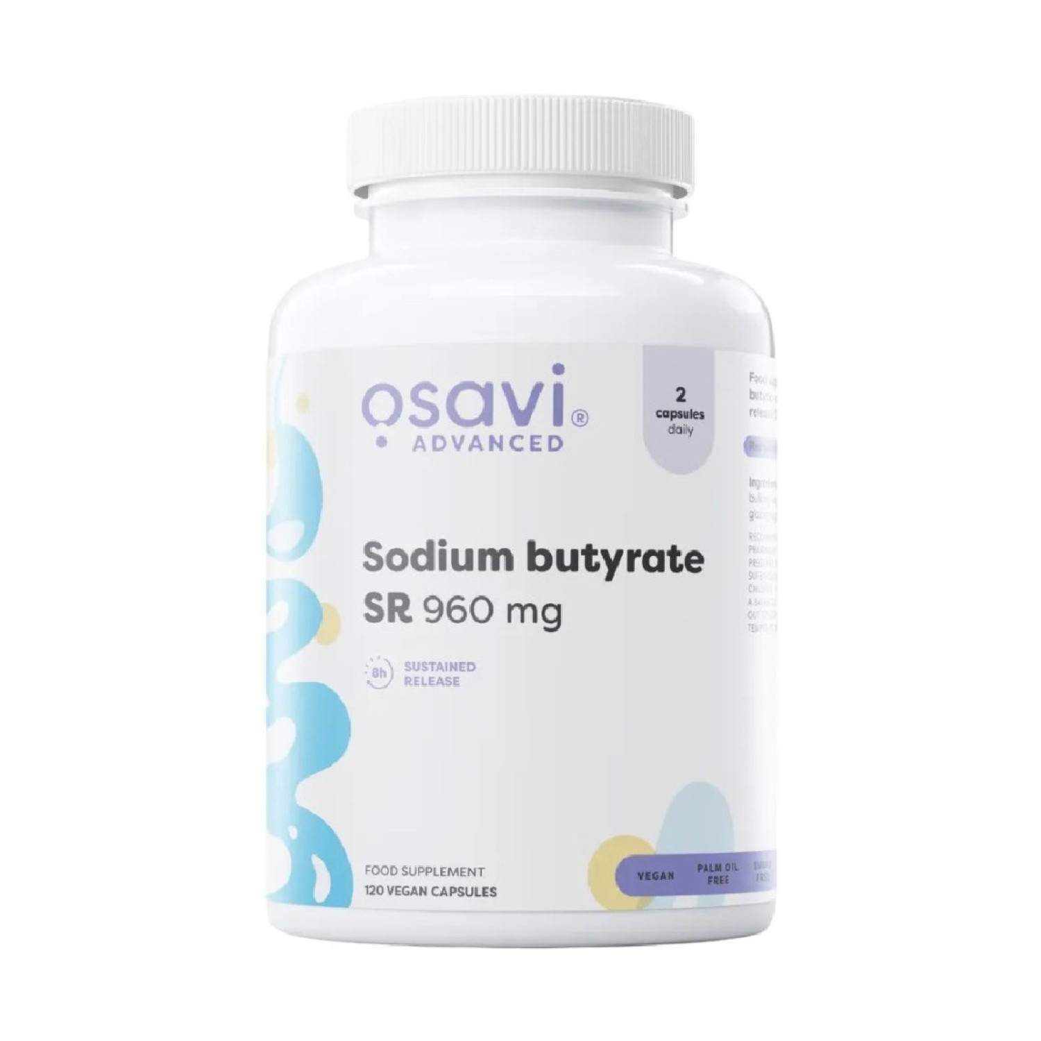 Osavi Sodium Butyrate SR 960mg Vegan Caps Osavi Sodium Butyrate SR 960mg Vegan Caps