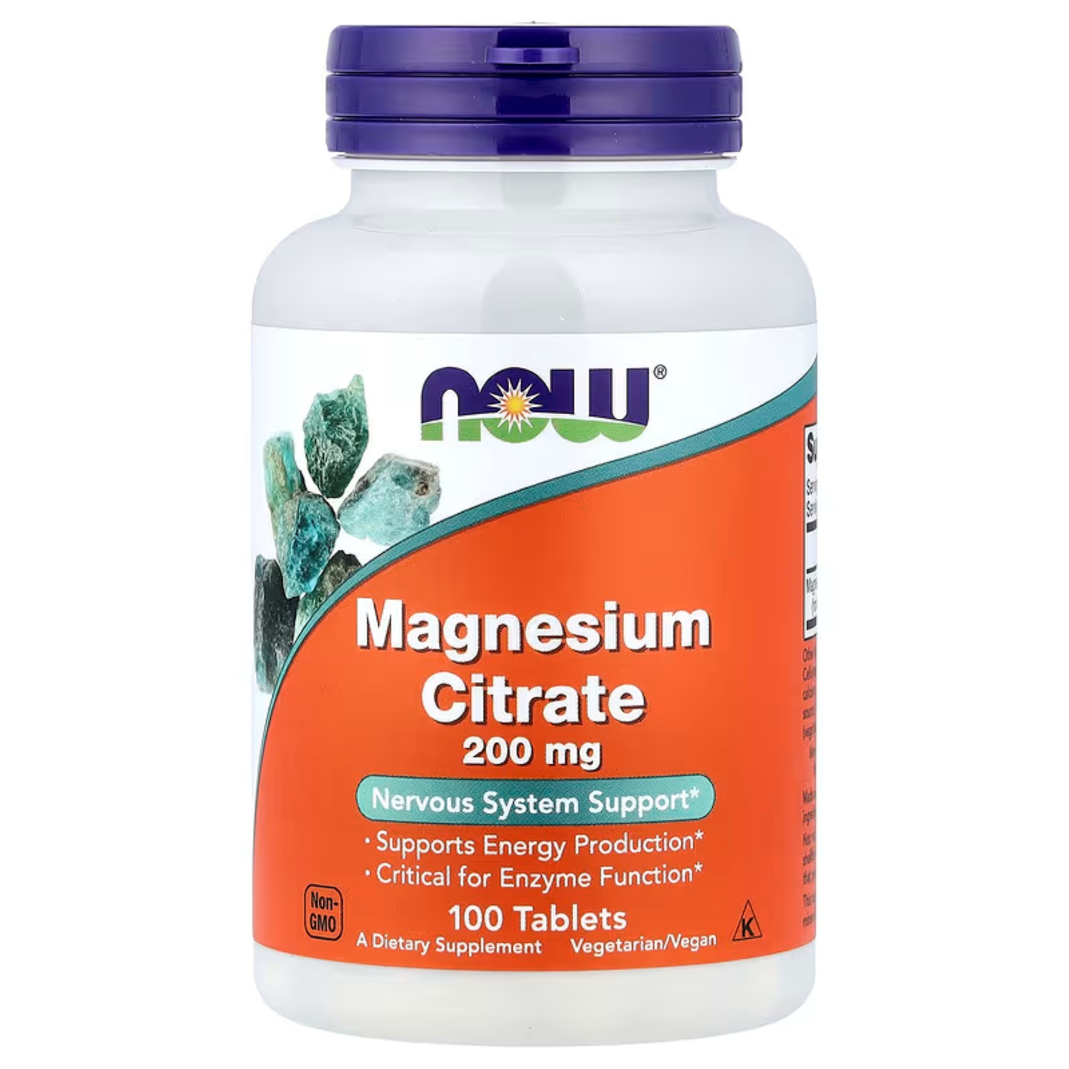 NOW Foods Magnesium Citrate 200 mg Tabs