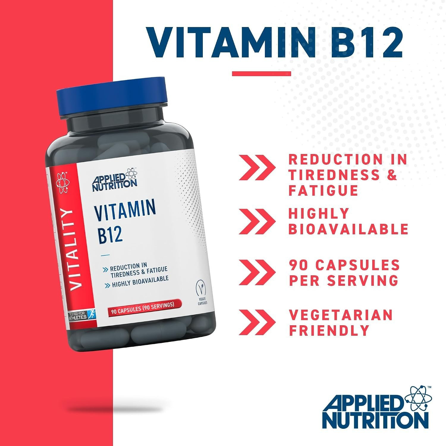Applied Nutrition Vitamin B12 90 Veggie Caps