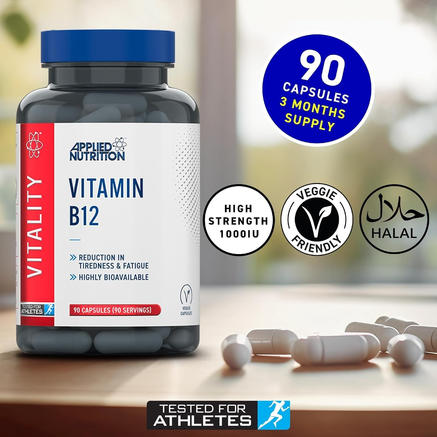 Applied Nutrition Vitamin B12 90 Veggie Caps
