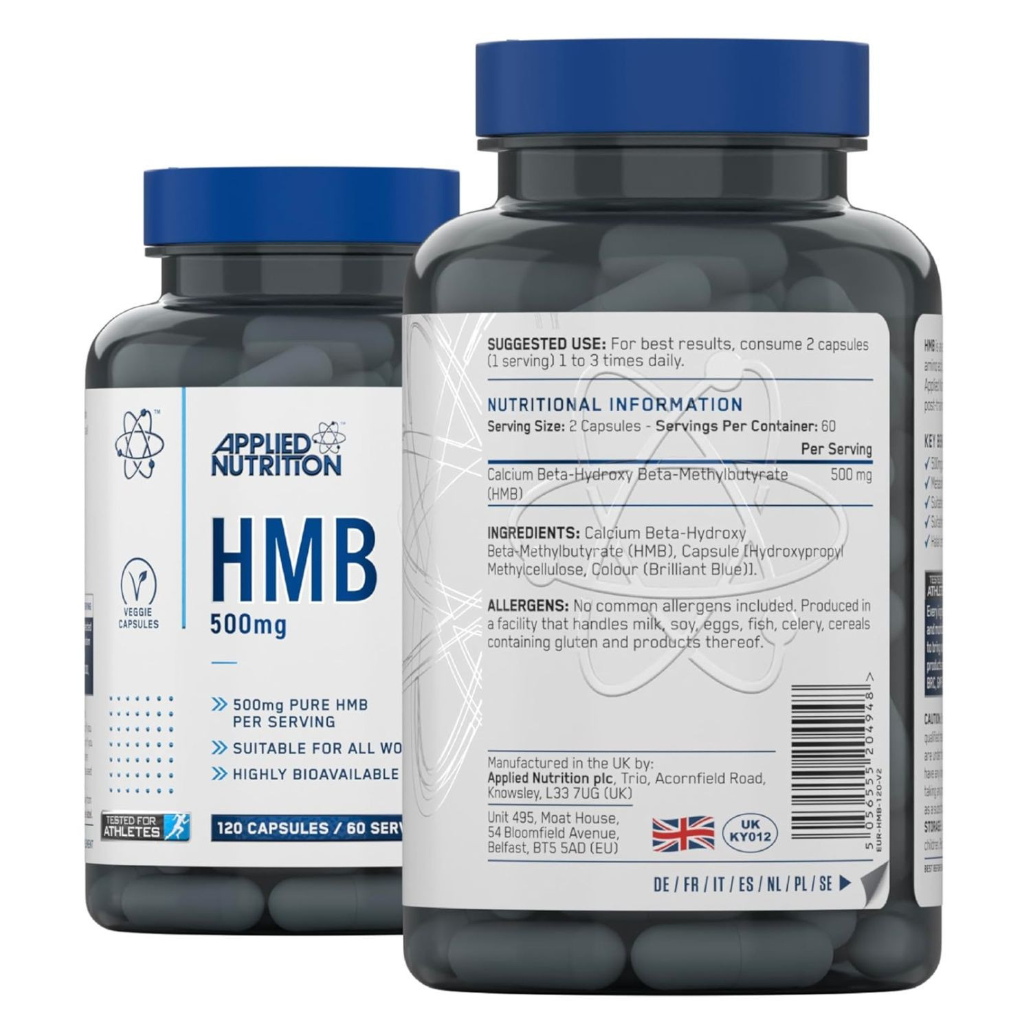 Applied Nutrition HMB 500mg 120 Caps Applied Nutrition HMB 500mg 120 Caps