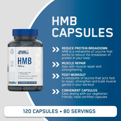 Applied Nutrition HMB 500mg 120 Caps Applied Nutrition HMB 500mg 120 Caps