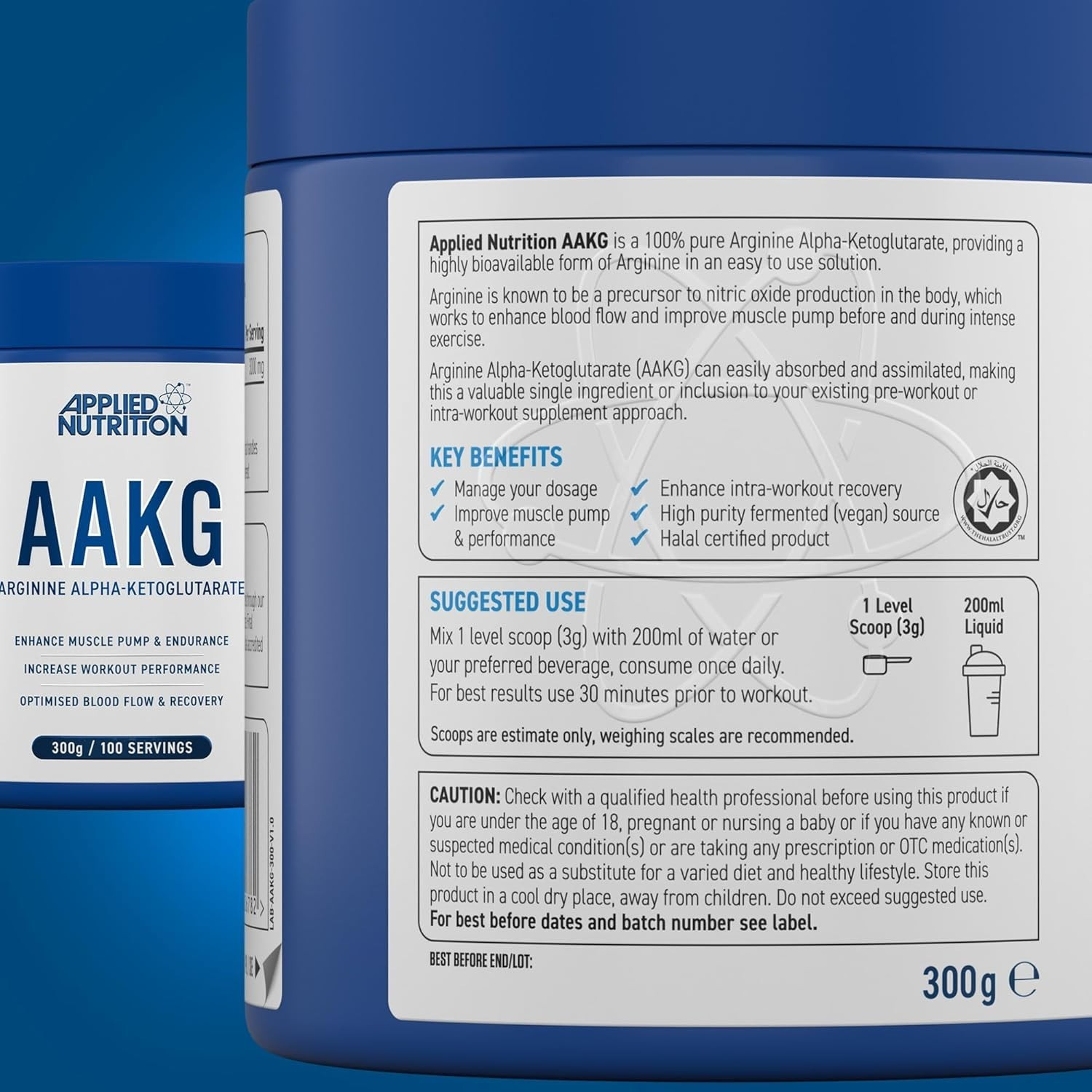 Applied Nutrition AAKG Powder 300g Applied Nutrition AAKG Powder 300g