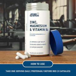 Applied Nutrition Zinc, Magnesium & Vitamin B6 90 Caps Applied Nutrition Zinc, Magnesium & Vitamin B6 90 Caps