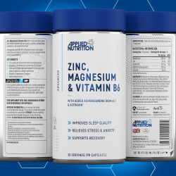 Applied Nutrition Zinc, Magnesium & Vitamin B6 90 Caps Applied Nutrition Zinc, Magnesium & Vitamin B6 90 Caps
