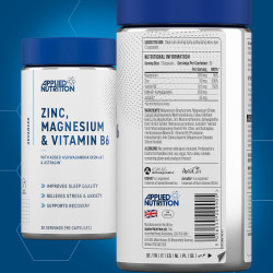 Applied Nutrition Zinc, Magnesium & Vitamin B6 90 Caps Applied Nutrition Zinc, Magnesium & Vitamin B6 90 Caps