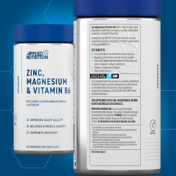 Applied Nutrition Zinc, Magnesium & Vitamin B6 90 Caps Applied Nutrition Zinc, Magnesium & Vitamin B6 90 Caps
