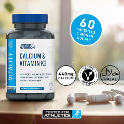Applied Nutrition Calcium & Vitamin K2 60 Caps