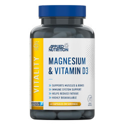 Applied Nutrition Magnesium & Vitamin D3 60 Caps