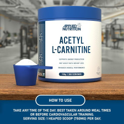 Applied Nutrition Acetyl L‑Carnitine Powder 150g Applied Nutrition Acetyl L‑Carnitine Powder 150g