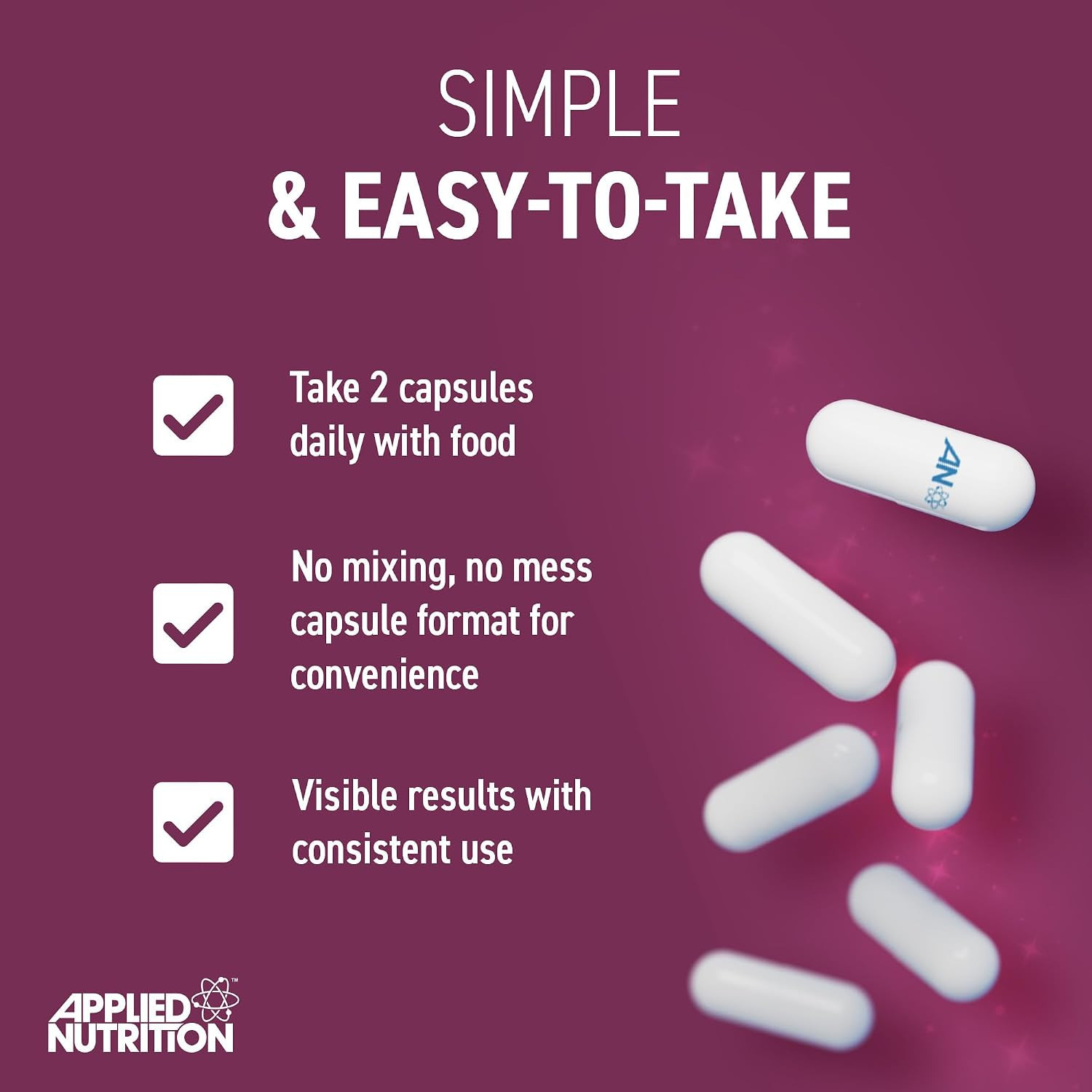 Applied Nutrition Collagen + Coconut 180 Caps Applied Nutrition Collagen + Coconut 180 Caps