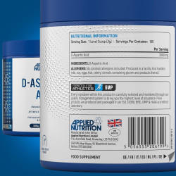 Applied Nutrition D‑Aspartic Acid Powder 300g Applied Nutrition D‑Aspartic Acid Powder 300g