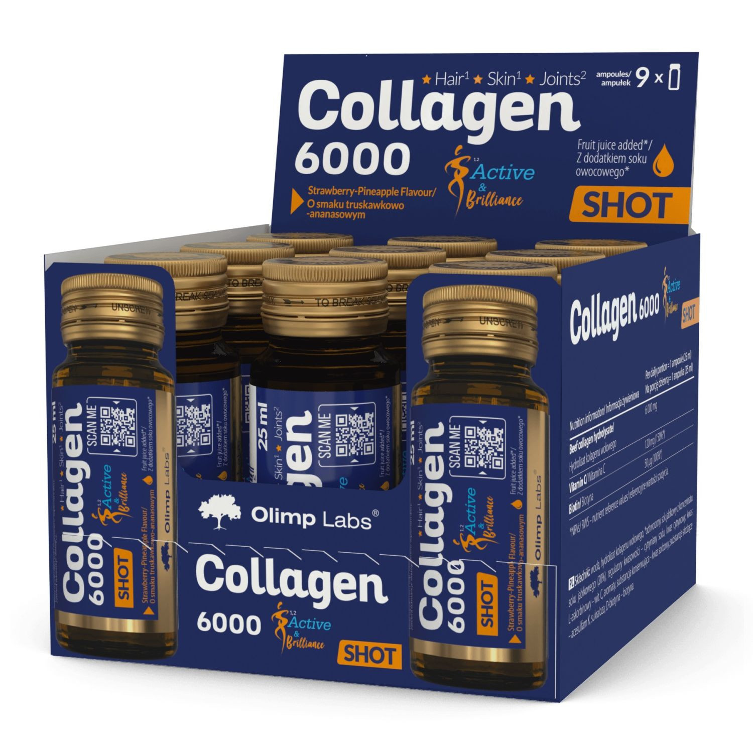 Olimp Labs Collagen 6000 Shot 9 x 25ml