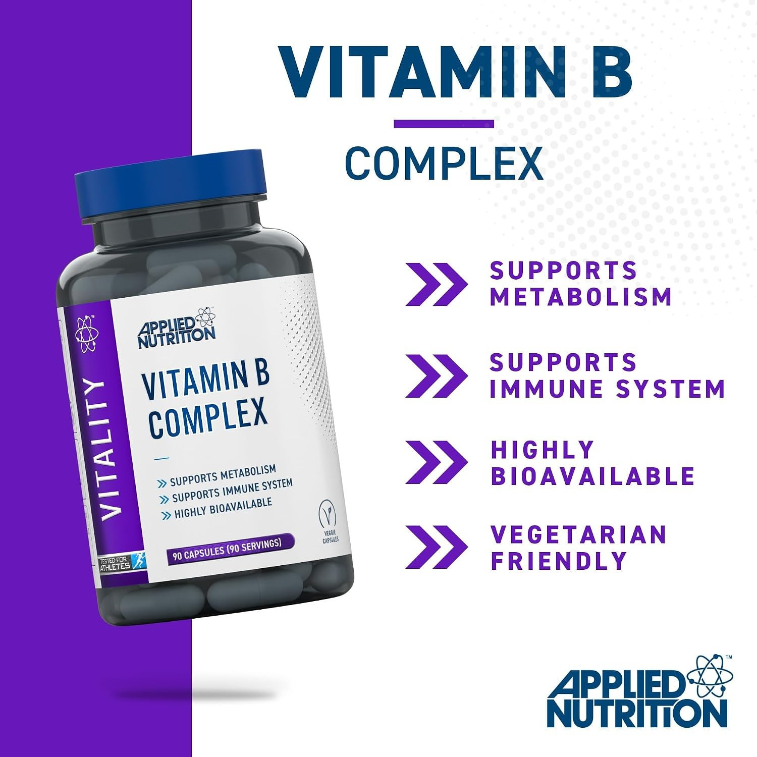 Applied Nutrition Vitamin B Complex 90 Caps