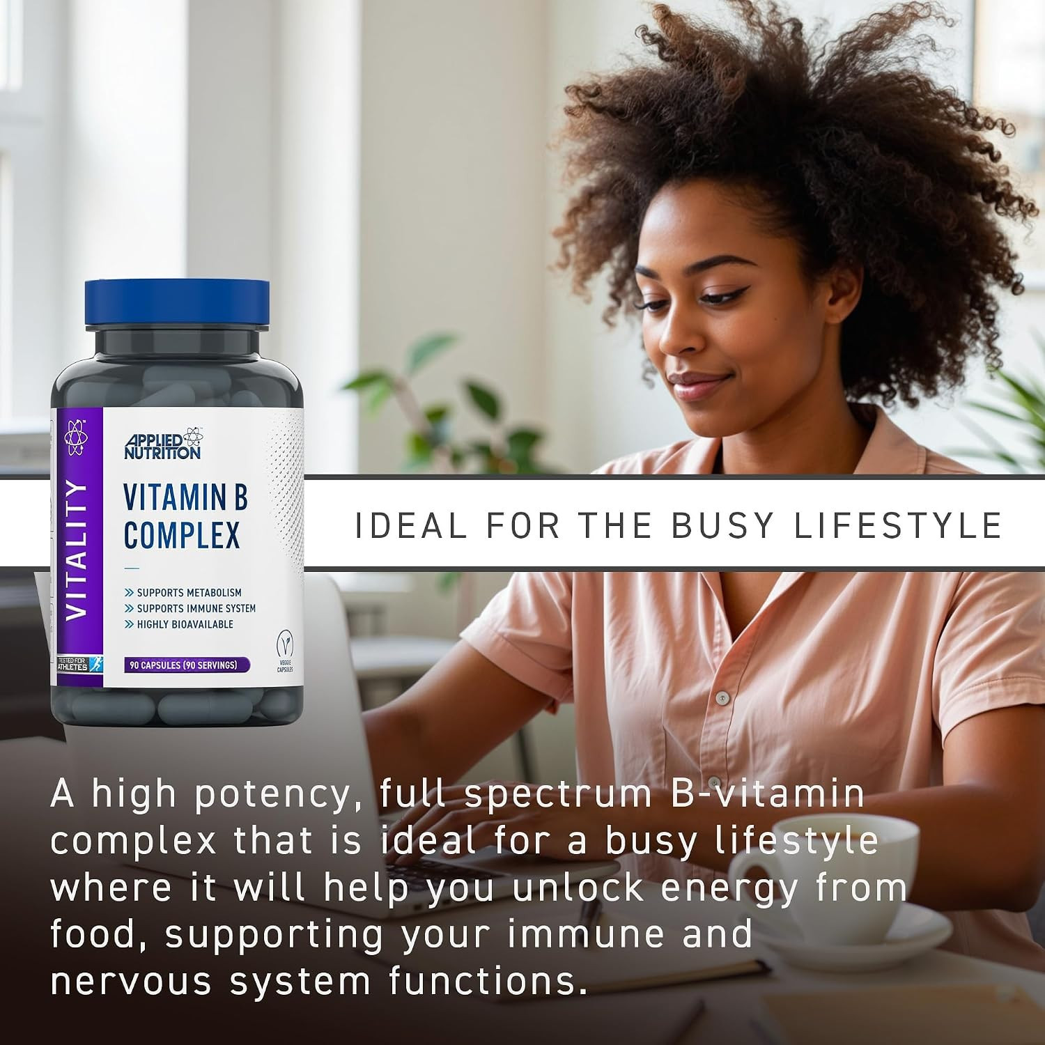 Applied Nutrition Vitamin B Complex 90 Caps